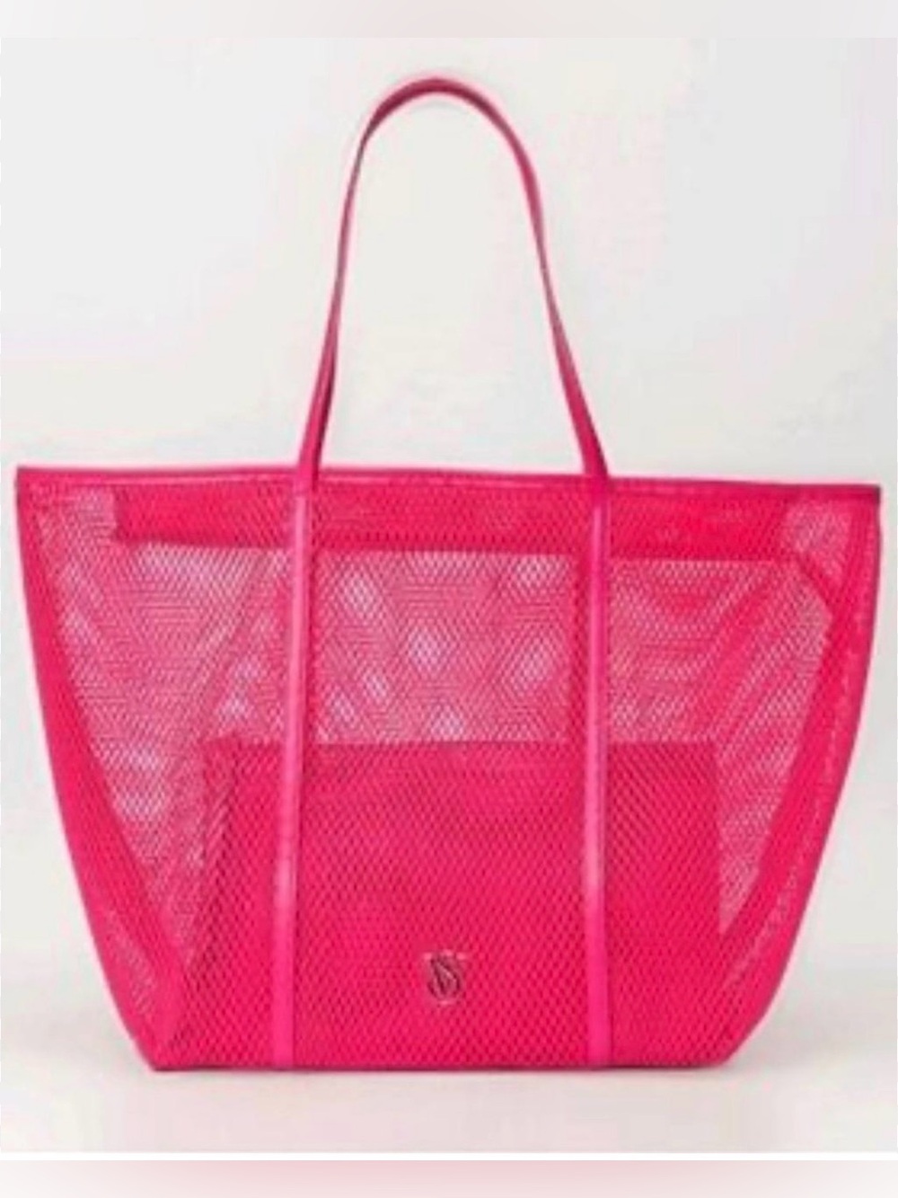 Victoria's Secret‎ Hot Pink Mesh Beach Tote
